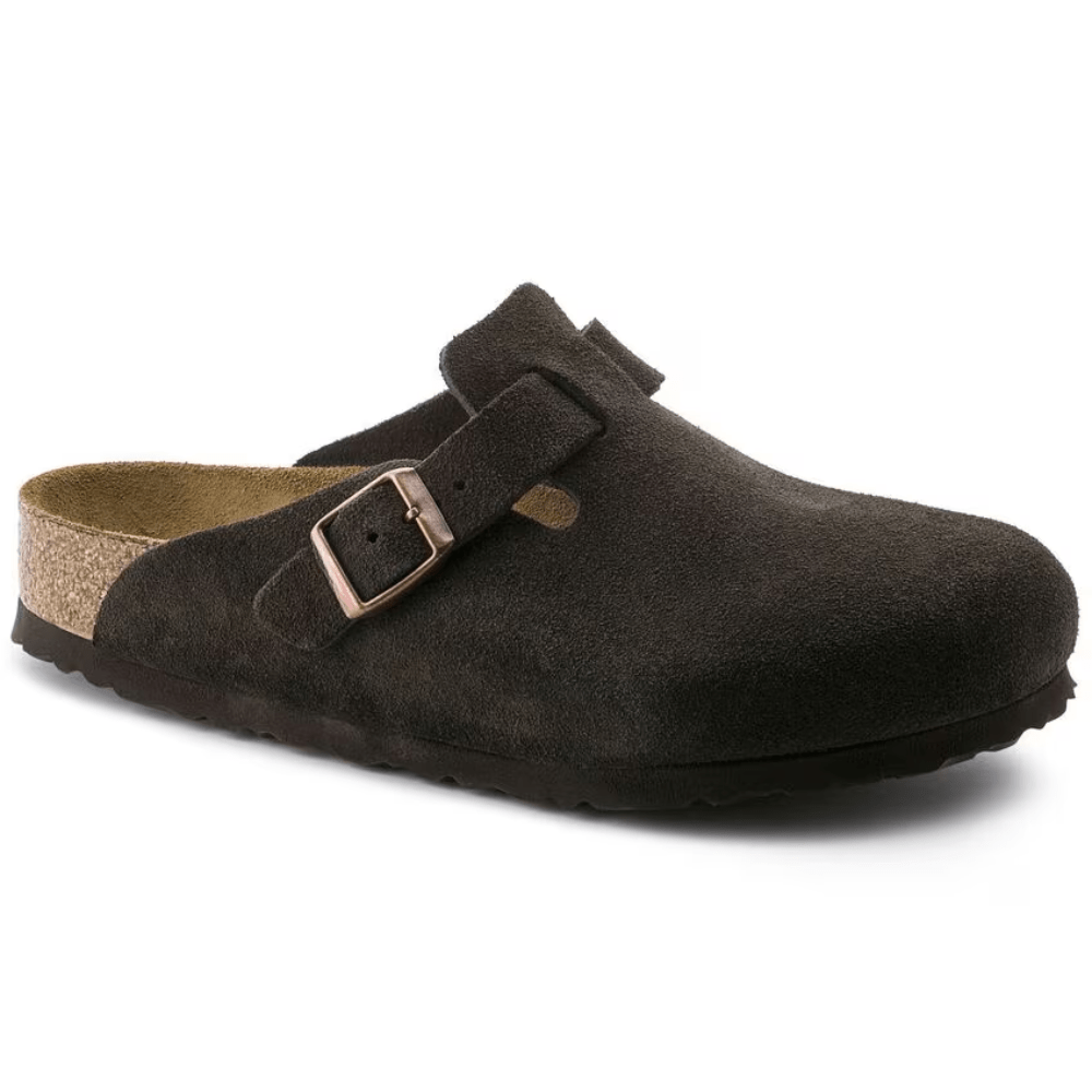 Boston Suede Taupe – Soft Footbed - MORVAN