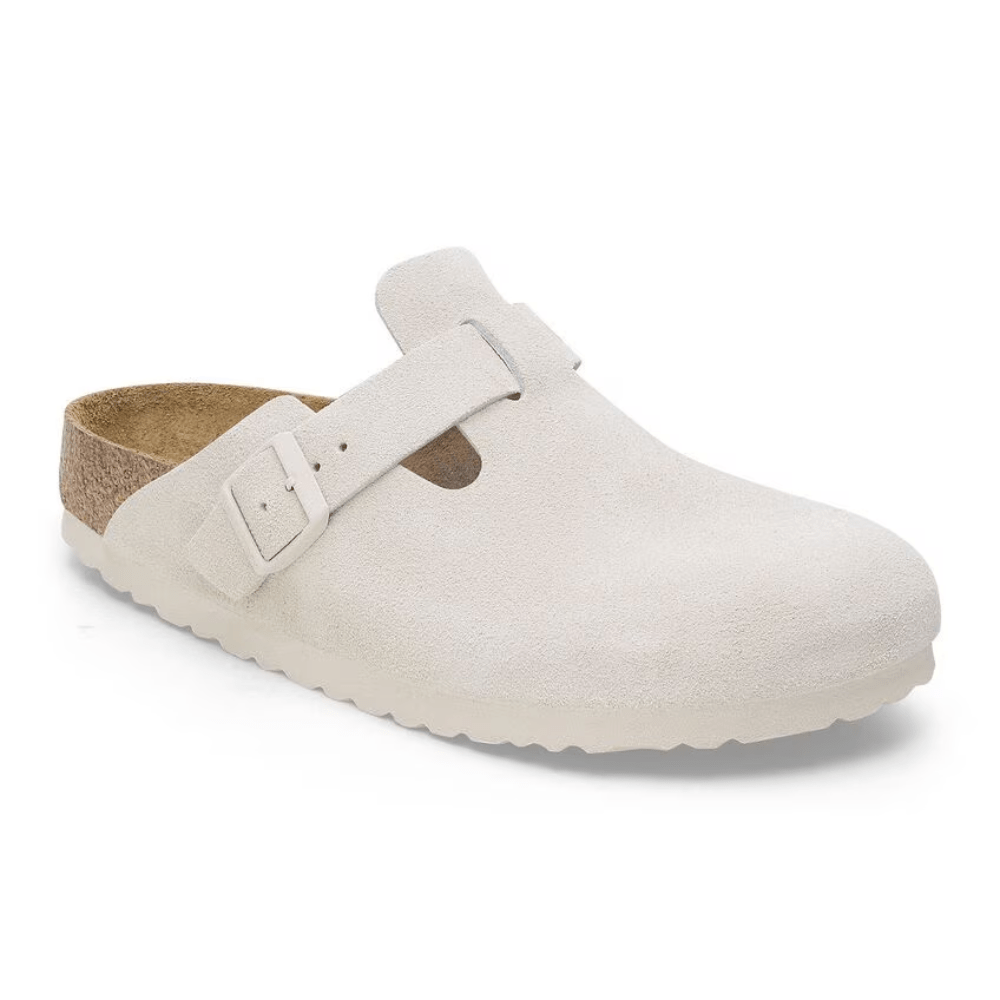 Boston Suede Taupe – Soft Footbed - MORVAN