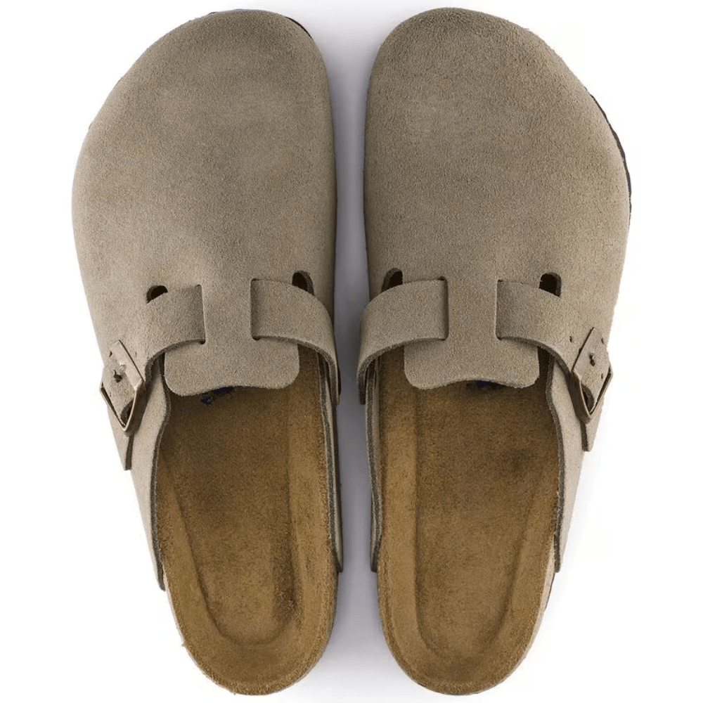 Boston Suede Taupe – Soft Footbed - MORVAN