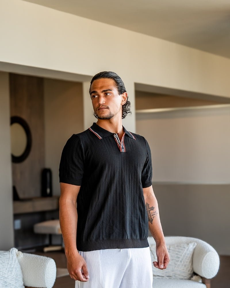 The Ashford Knitted Polo - MORVAN
