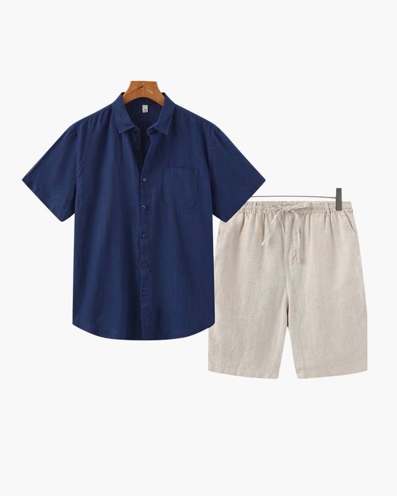 Linen Set (with Shorts) - MORVAN