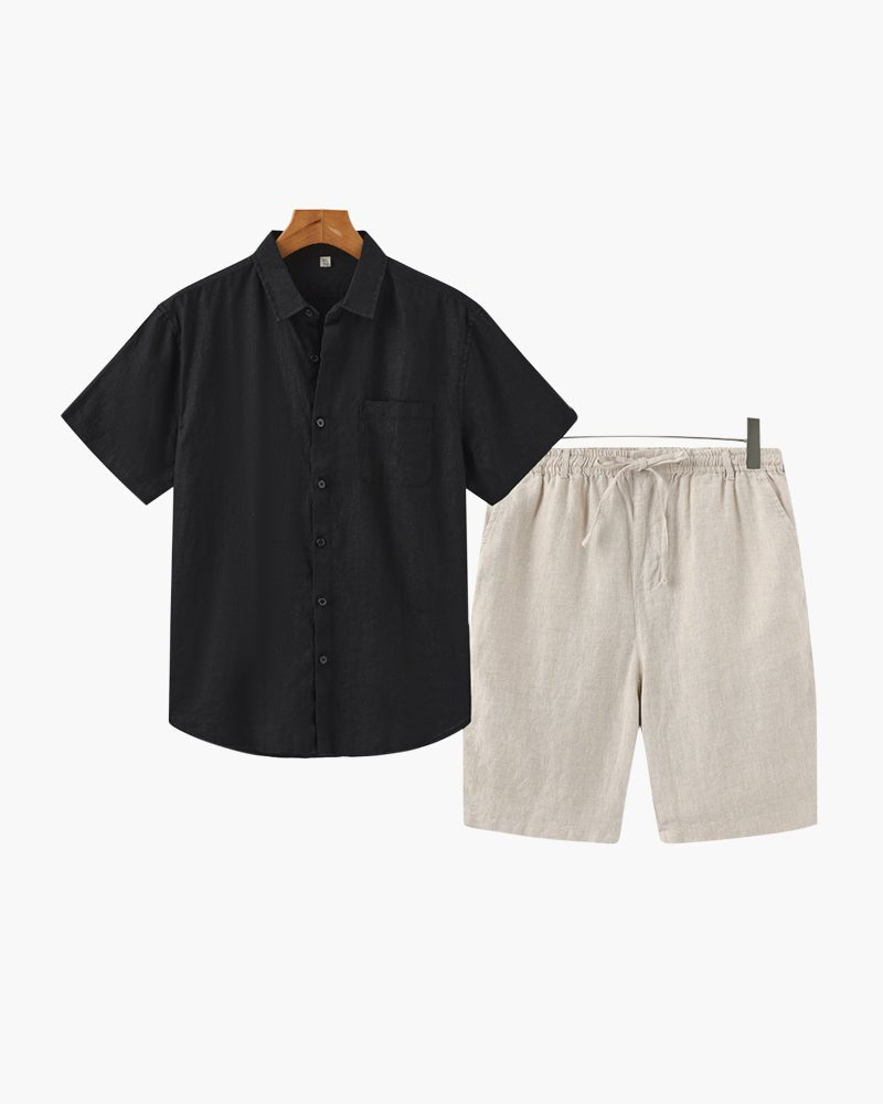 Linen Set (with Shorts) - MORVAN