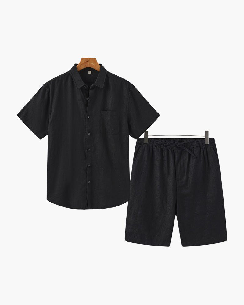 Linen Set (with Shorts) - MORVAN