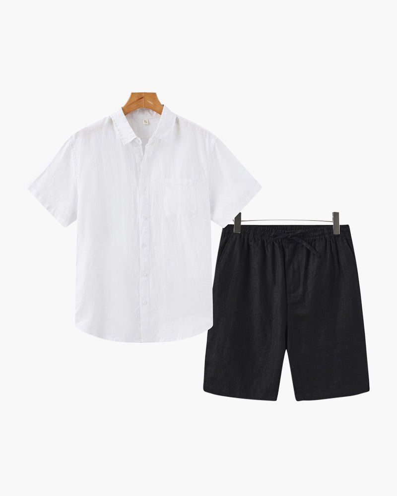 Linen Set (with Shorts) - MORVAN