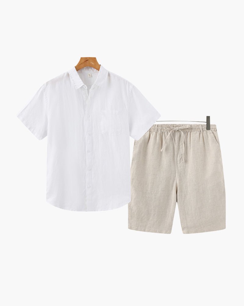 Linen Set (with Shorts) - MORVAN