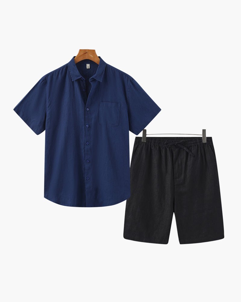 Linen Set (with Shorts) - MORVAN